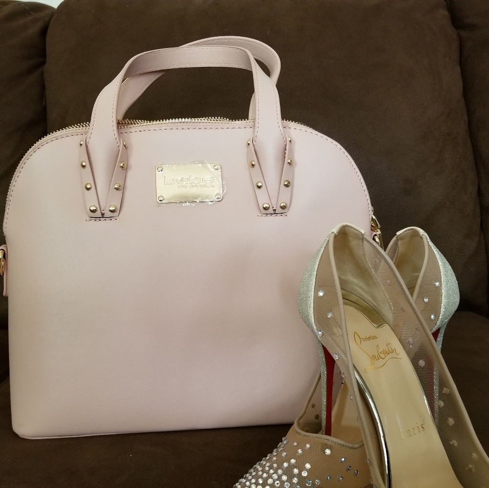bebe CLAIREE DOME Blush purse / bag BNWT